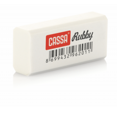 CASSA Plastik Yumuşak Silgi, Rubby, 62 mm – 9620