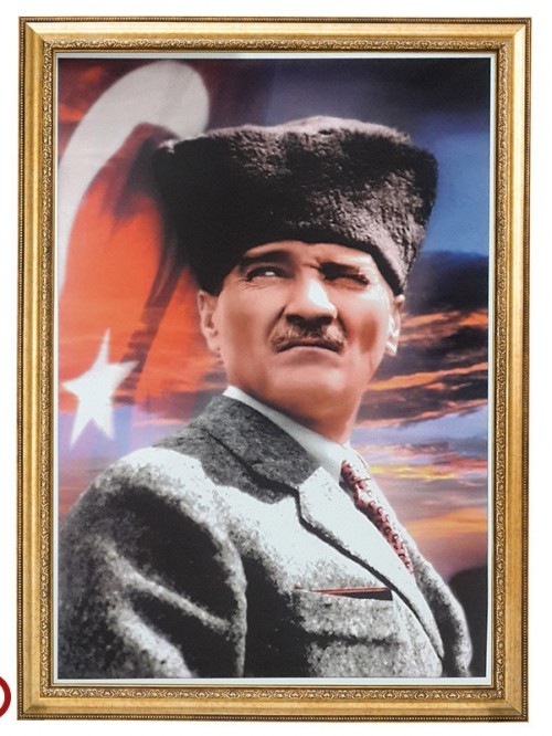 Akyazı Atatürk Posteri , Elit Çerçeve, 35×50 – 3
