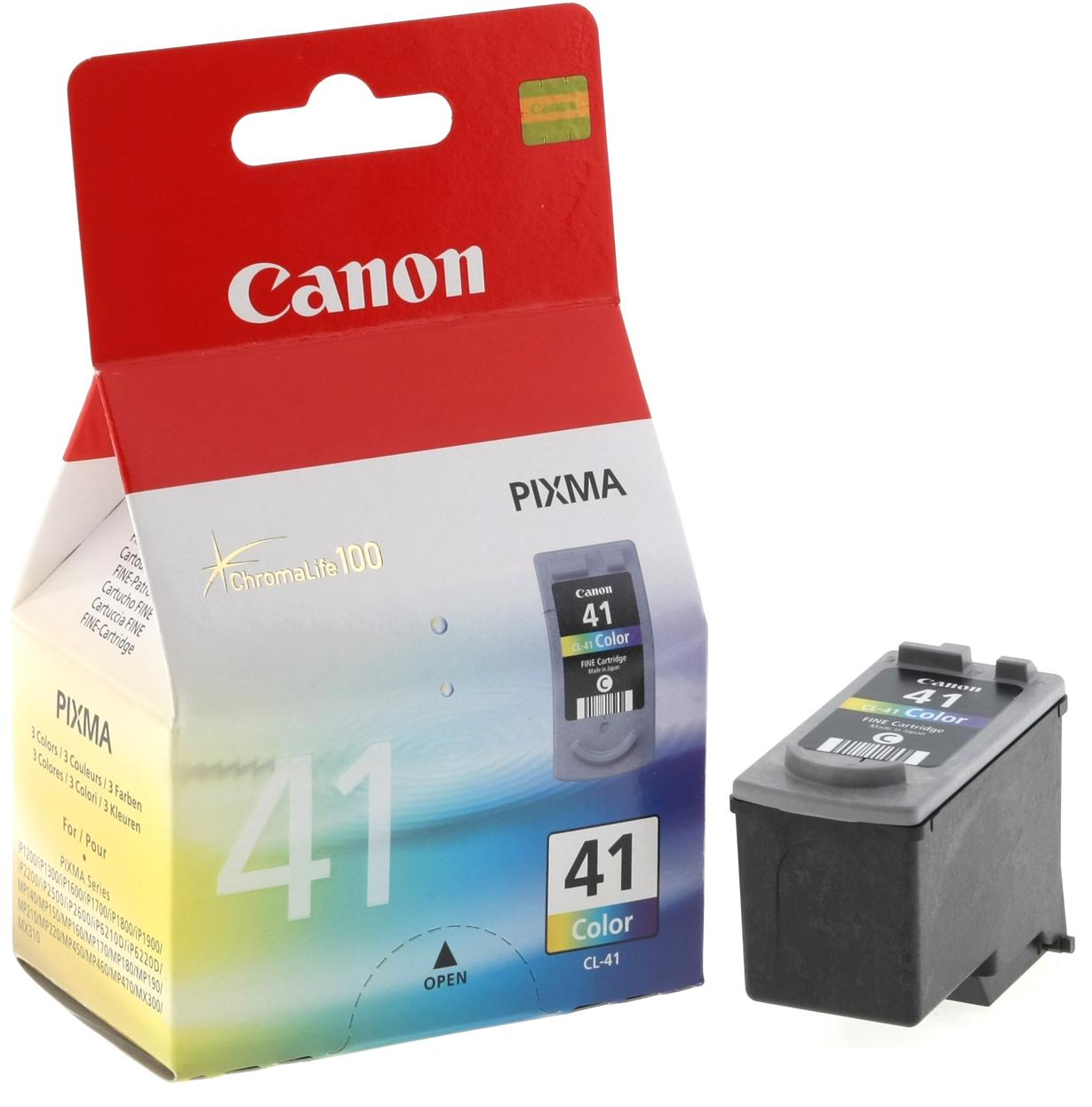 Цветные картриджи для принтера. Canon CL-41 Color. Картридж Canon CL-41. Canon CL-41 Color (0617b025). Струйный картридж Canon CL-38.