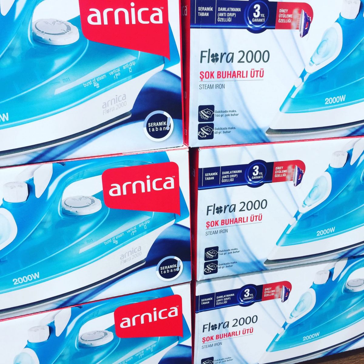 Arnica Flora 2000 Şok Buharlı Ütü