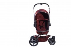Maller Baby Stella Twist Travel Sistem Bebek Arabası Gold Kırmızı-2