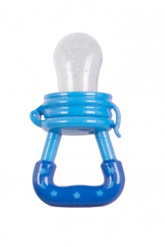 Sevi Bebe Silikon Meyve Emziği & Diş Kaşıyıcı - Mavi-0