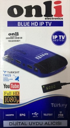 Onli Blue HD IP TV Uydu Alıcısı-0