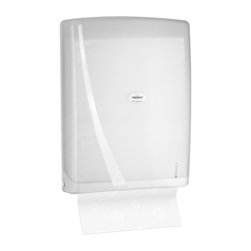 Rulopak Modern Z Katlı 400 'Lü Havlu Dispenseri Transparan Beyaz