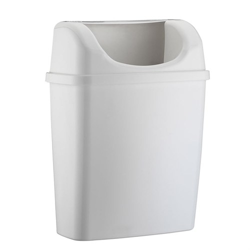 Rulopak Duvara Monte Plastik Çöp Kovası (Beyaz)
