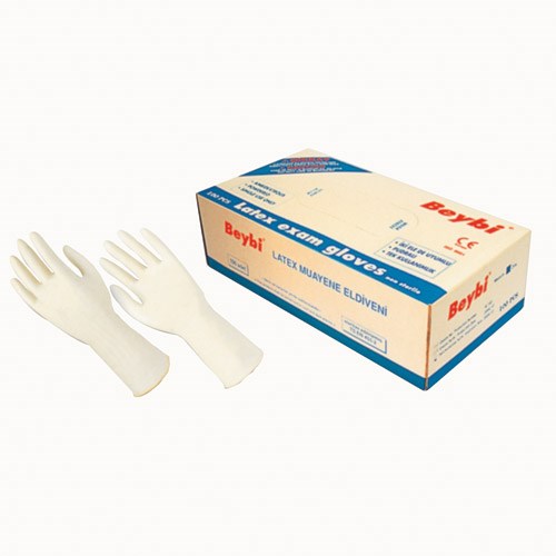 Rulopak Muayene Eldiveni Latex Pudrasız
