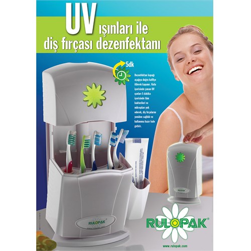Rulopak UV Işınlı Diş Fırçası Dezenfektanı