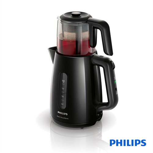 Philips Çay Ustası HD7301/00 1700W Çay Makinesi Siyah