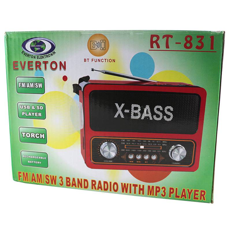 Everton RT-831BT BLluetooth-USB-SD Radyo