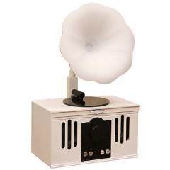 Nostalji Görünümlü Retro Gramofon Tasarımlı Bluetooth Müzik Çalar-2