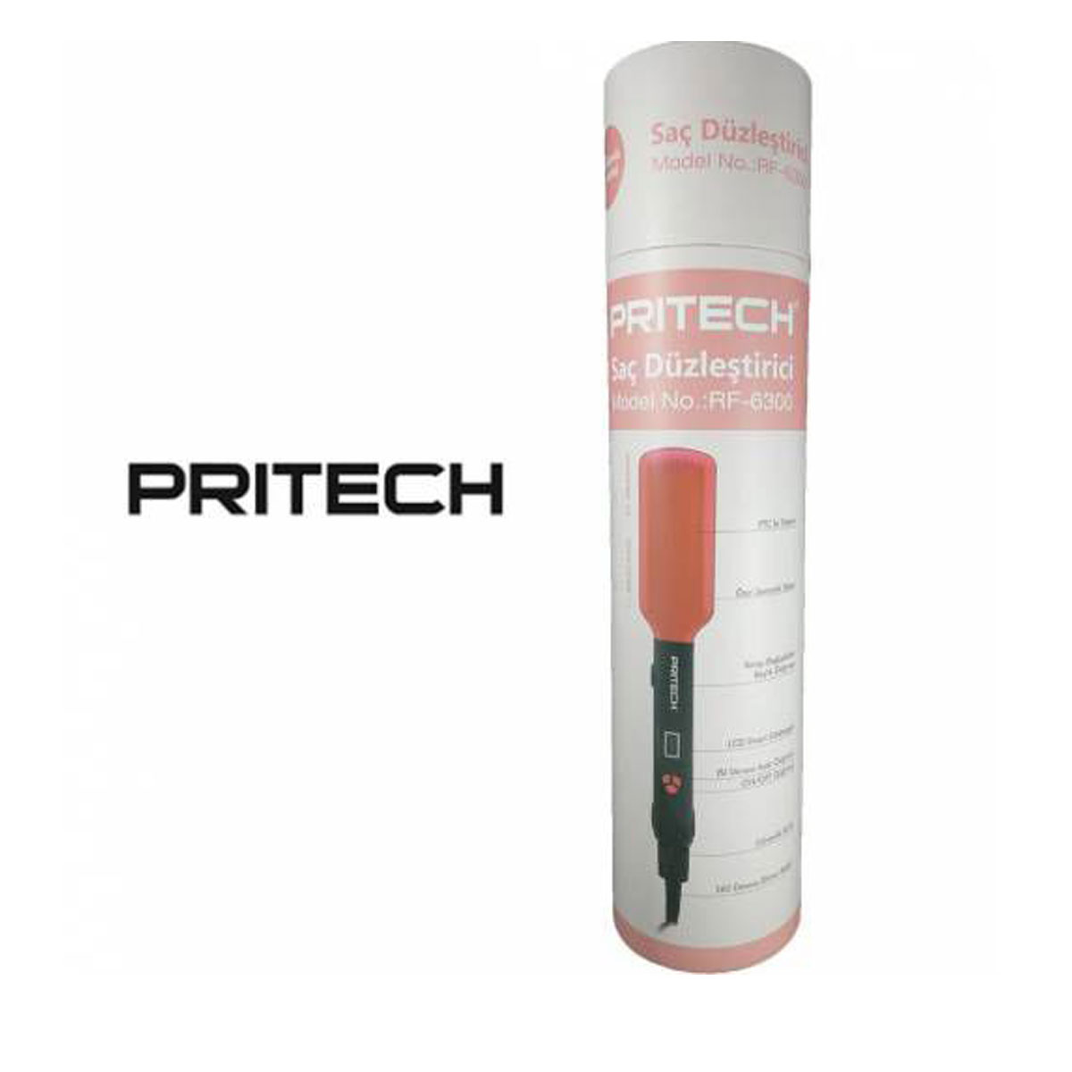 Pritech RF-6300 Değişebilir Seramik Başlıklı Saç Düzleştirici