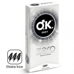 Okey Zero Ekstra İnce Formlu Prezervatif 10'lu-0