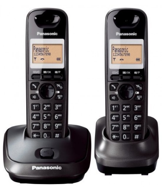 Panasonic KX-TG 2512 Çift El Cihazlı Dect Telefon