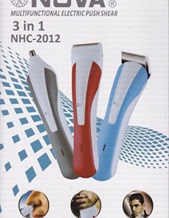 3 in 1 saç sakal traş Makine Nova -0
