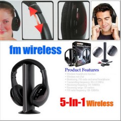 5 In 1 Wifi Wireless Kablosuz Kulaklık-0