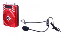 Kingboss Mikrofon Girişli Portatif Anfi Müzik Çalar ve Radyo-1