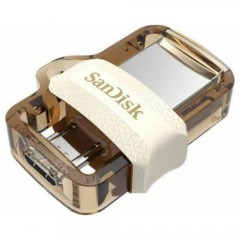 Sandisk Dual Drive M3.0 32GB Gold Usb Bellek-1