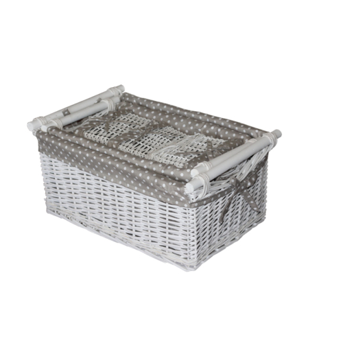 Ithal Cın Küçük Tutaçlı Sepet 22,5*18*12 Cm