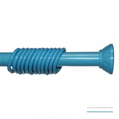 Banyo Askılığı Duş Perde Borusu 123-200 Cm Mavi-0