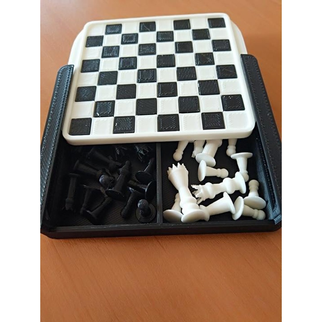 3D Baskı Mini Boy Satranç Takımı Yılbaşı Özel Hediye